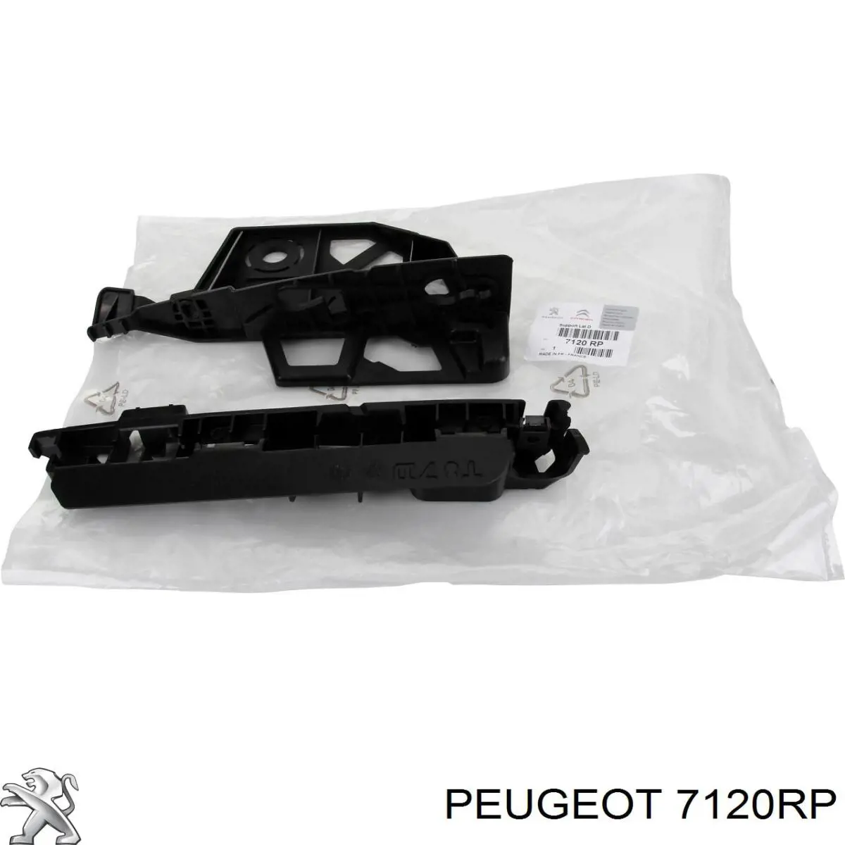 Купити 00007120RP Peugeot/Citroen Кронштейн кріплення крила переднього правого, передній