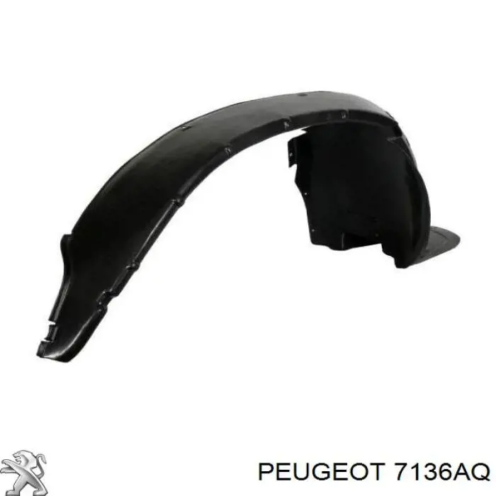 7136AQ Peugeot/Citroen Підкрилок переднього крила, лівий