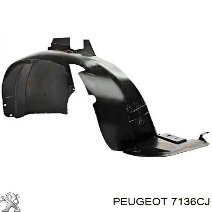 Подкрильнікі переднього крила, правий Peugeot/Citroen 7136CJ ціна, від 14.88 USD