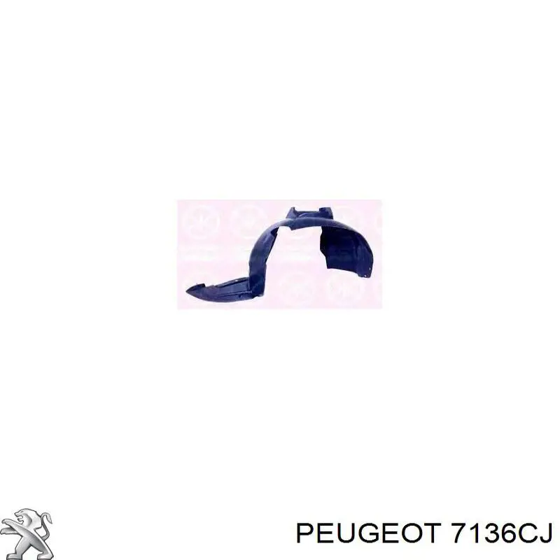 Купити 7136CJ Peugeot/Citroen Підкрилок передній правий