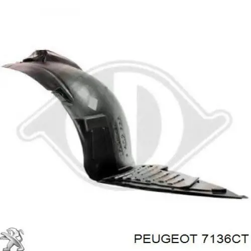 Підкрилок переднього крила, лівий передній PPG11027AL Signeda