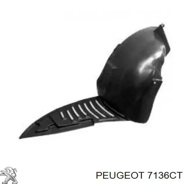 7136CT Peugeot/Citroen Підкрилок переднього крила, лівий передній