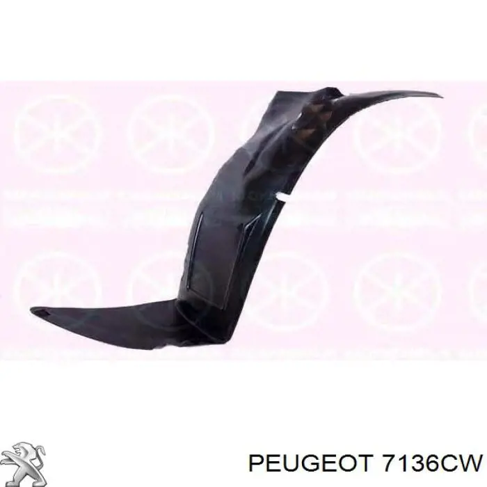 Купити 7136CW Peugeot/Citroen Підкрилок переднього крила, правий передній