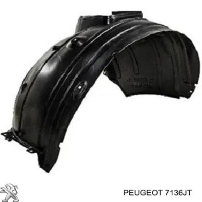 Підкрилок переднього крила, лівий Peugeot/Citroen 7136JT ціна, від 21.95 USD