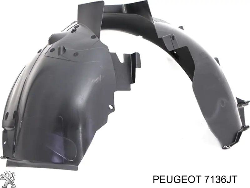 7136JT Peugeot/Citroen Підкрилок переднього крила, лівий