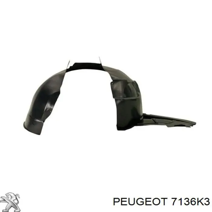 Купити 7136K3 Peugeot/Citroen Підкрилок передній лівий