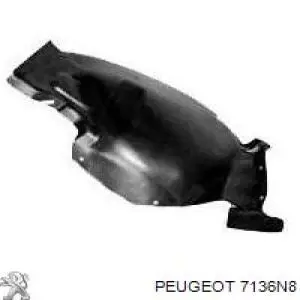 Купити 7136N8 Peugeot/Citroen Підкрилок переднього крила, лівий задній