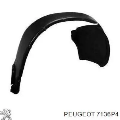 Підкрилок переднього крила, лівий Peugeot/Citroen 7136P4 ціна, від  
