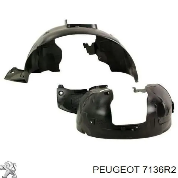 Подкрильнікі переднього крила, правий Peugeot/Citroen 7136Z7 ціна, від 12.13 USD