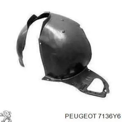 Підкрилок передній лівий 7136Y6 Peugeot/Citroen