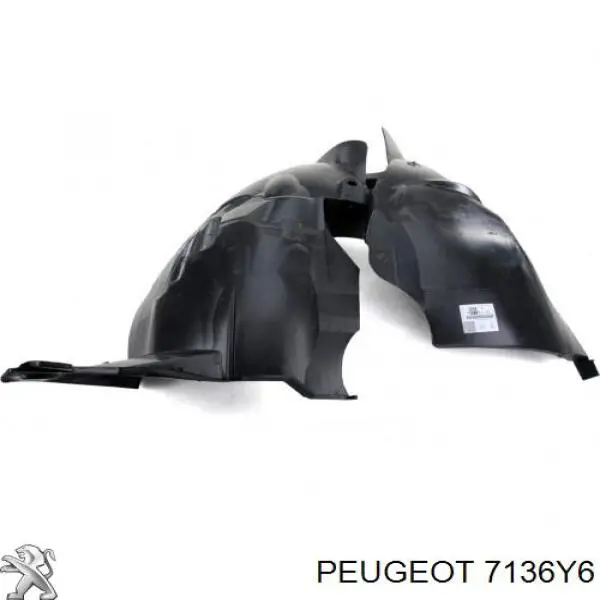 Підкрилок переднього крила, лівий Peugeot/Citroen 7136Y6 ціна, від 20.34 USD