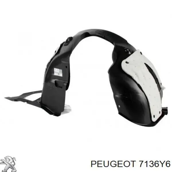 Купити 7136Y6 Peugeot/Citroen Підкрилок передній лівий