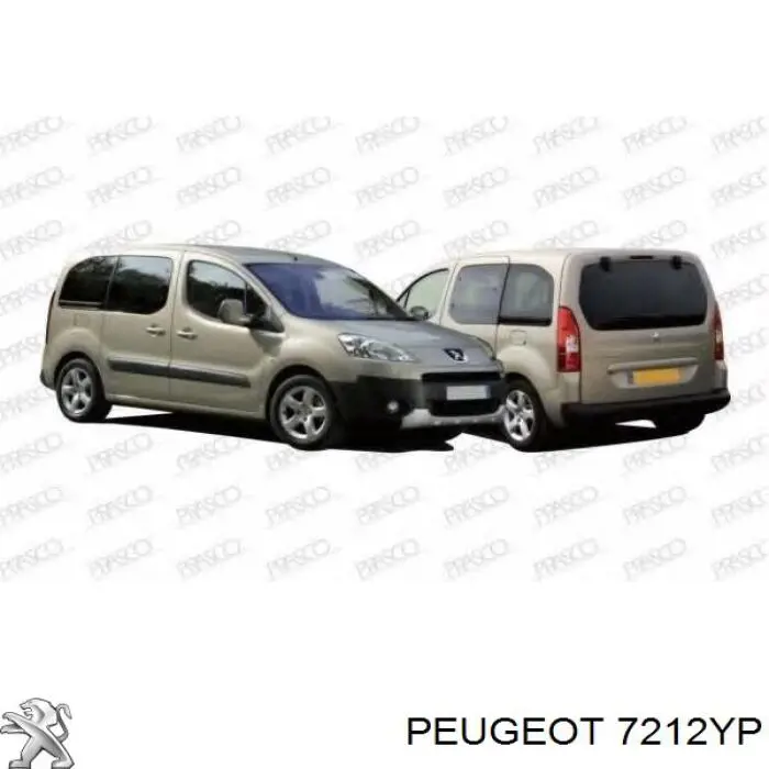 Рамка радіатора ліва Peugeot/Citroen 7212YP ціна, від 16.58 USD