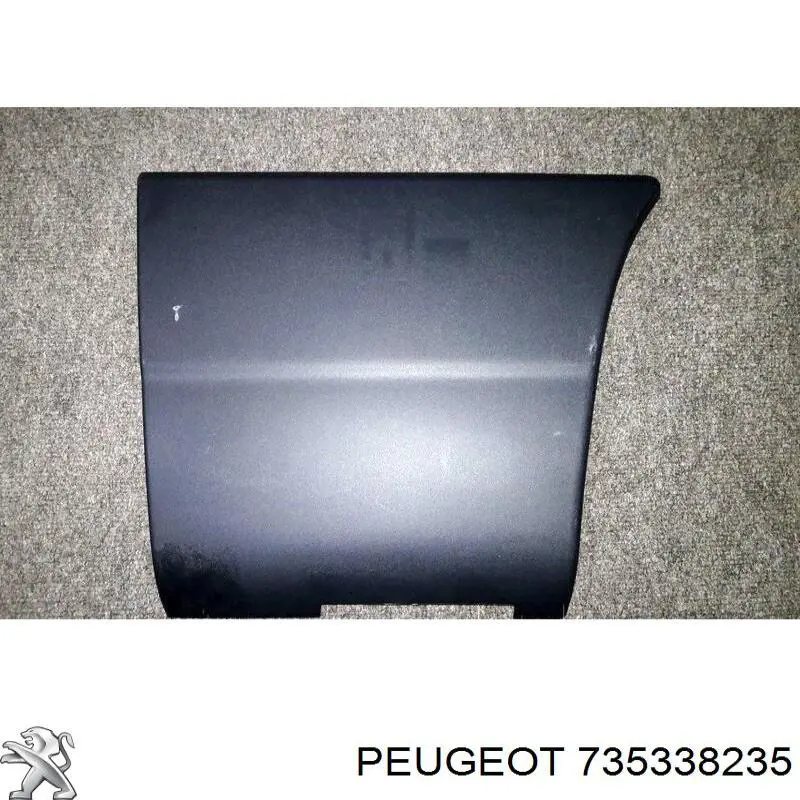 Молдинг заднього правого крила Peugeot/Citroen 735338235 ціна, від 21.82 USD