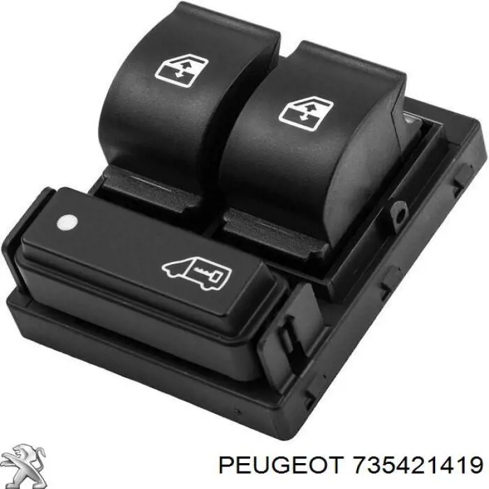 Купити 735421419 Fiat/Alfa/Lancia Кнопковий блок керування склопідіймачами передній лівий