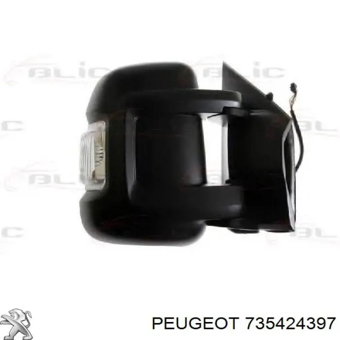 Праве бічне дзеркало Peugeot/Citroen 735424397 ціна, від 100.31 USD