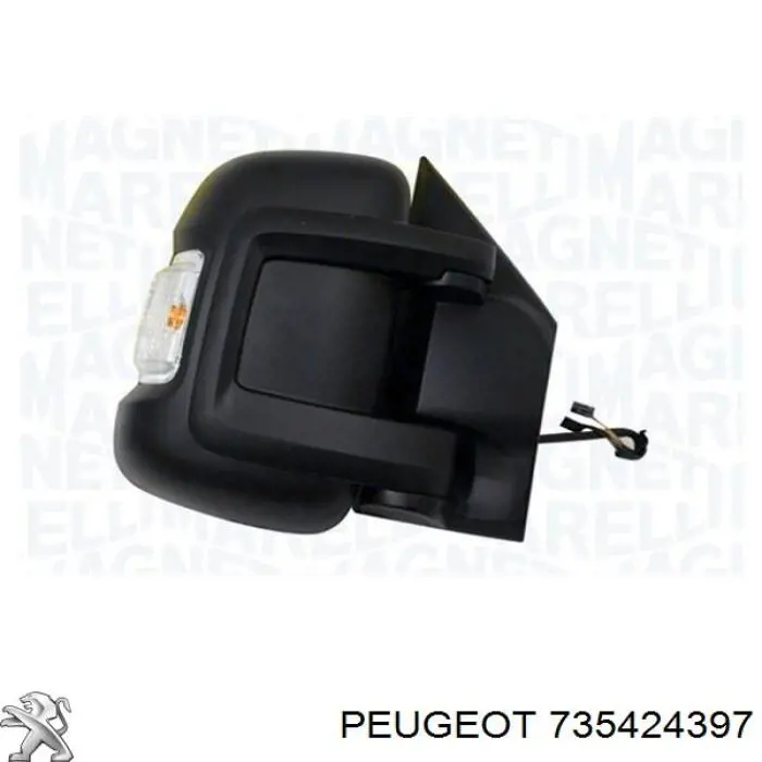 Купити 735424397 Peugeot/Citroen Дзеркало праве