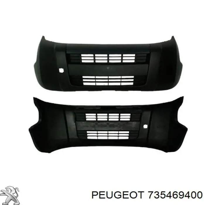 Купити 735469400 Peugeot/Citroen Буфер (бампер) передній