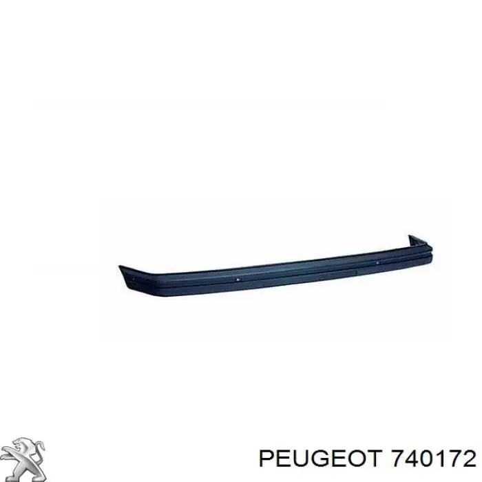 740172 Peugeot/Citroen бампер передній