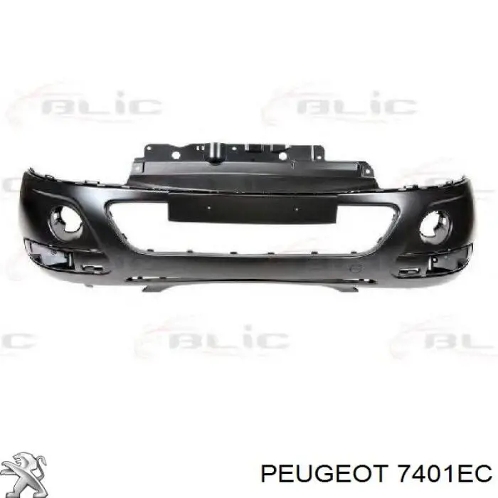 7401EC Peugeot/Citroen Бампер передній в зборі