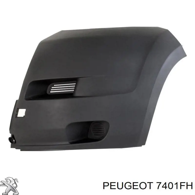 Купити 7401FH Peugeot/Citroen Бампер передній, ліва частина