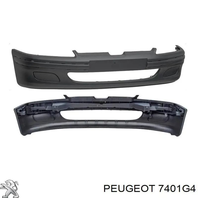 7401G4 Peugeot/Citroen бампер передній