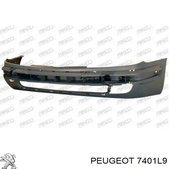 Купити 7401L9 Peugeot/Citroen Буфер (бампер) передній