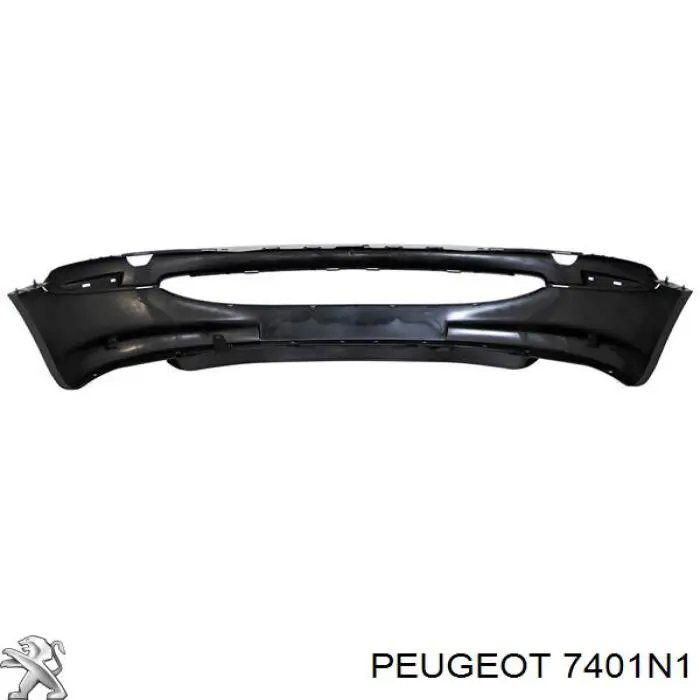 Передній бампер 7401N2 Peugeot/Citroen