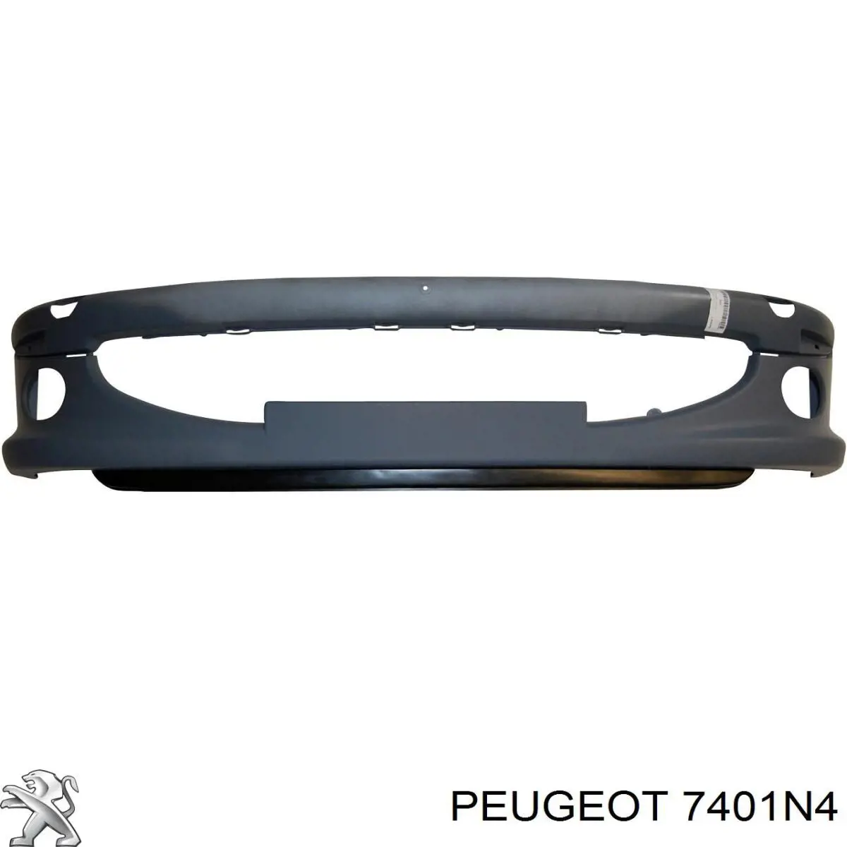 Передній бампер на Peugeot 206 2D