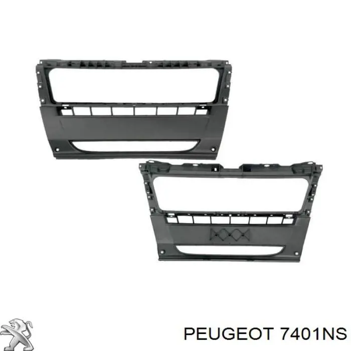 7401NS Peugeot/Citroen бампер передній