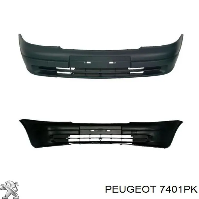 Бампер на авто Peugeot/Citroen 7401PK ціна, від 86.54 USD