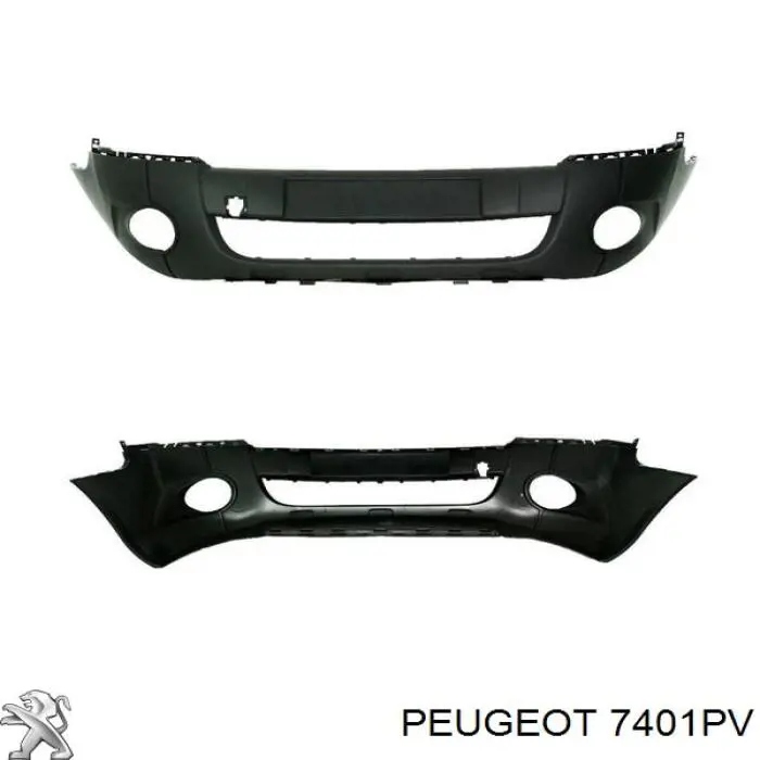 Купити 7401PV Peugeot/Citroen Буфер (бампер) передній