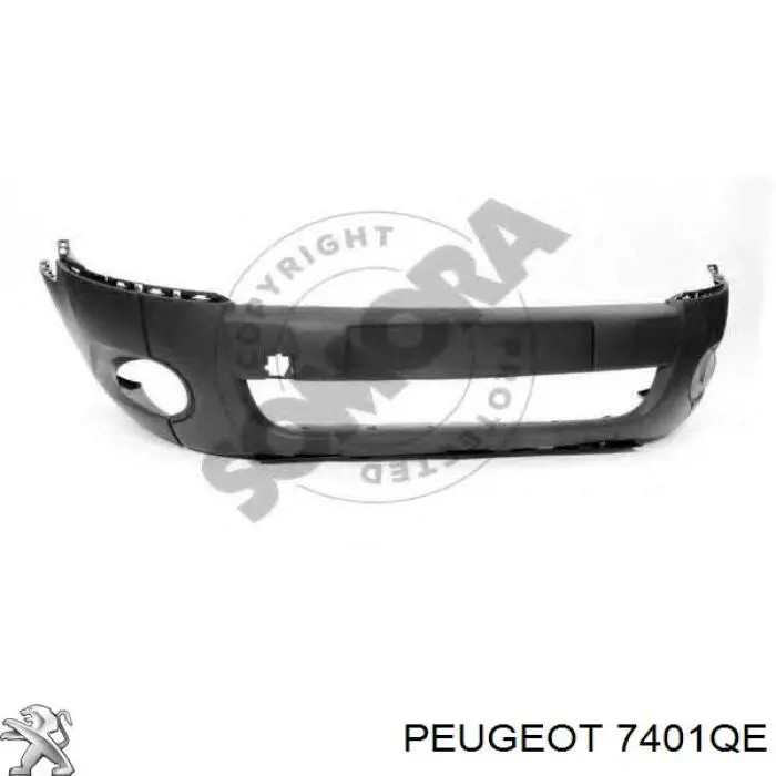 Купити 7401QE Peugeot/Citroen Буфер (бампер) передній