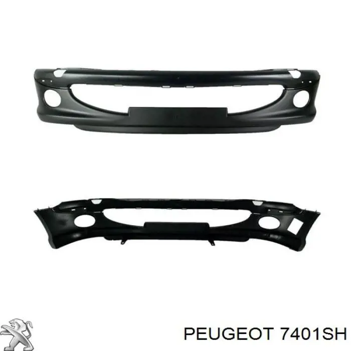Бампер на авто Peugeot/Citroen 7401SH ціна, від 173.40 USD