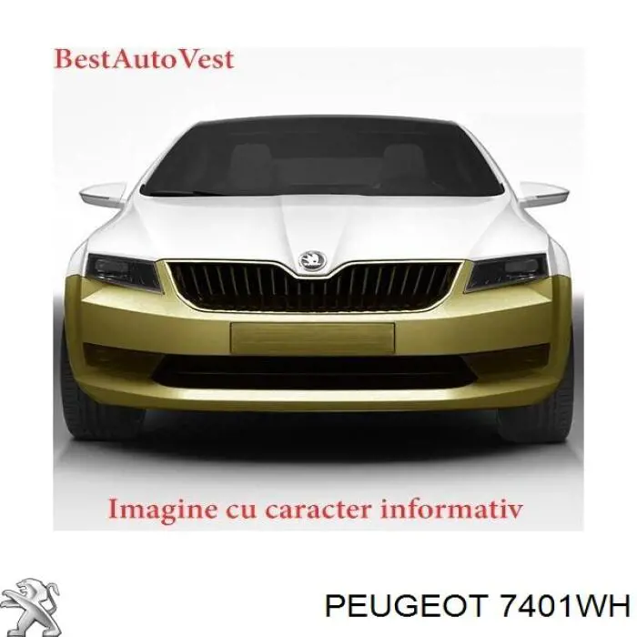 Бампер на авто Peugeot/Citroen 7401WH ціна, від 625.76 USD