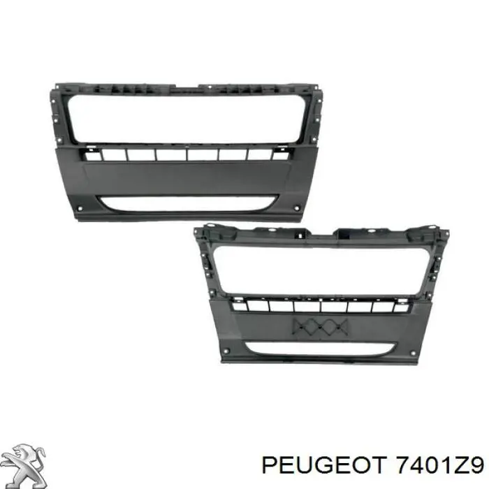 Передній бампер 7401Z9 Peugeot/Citroen