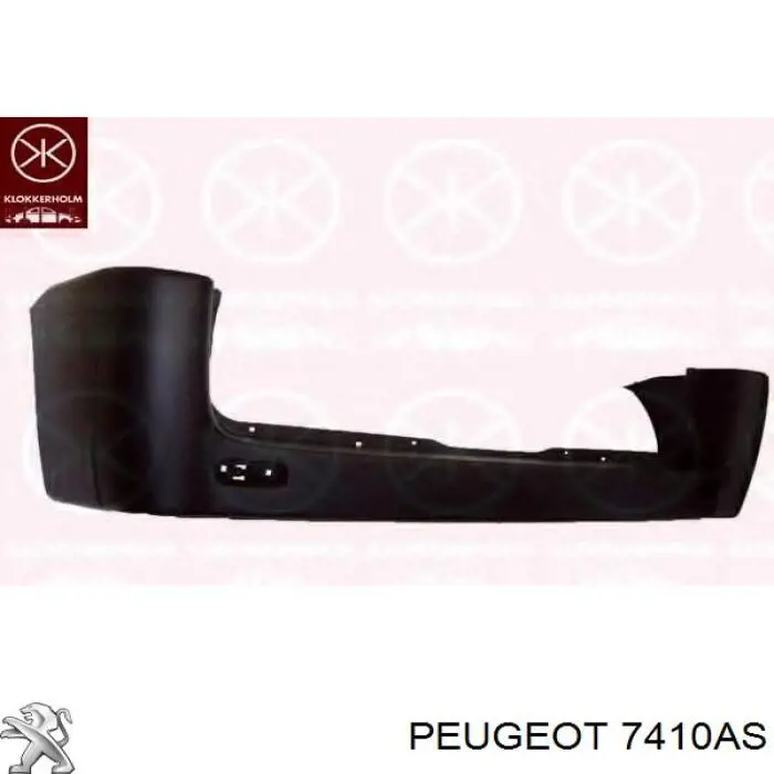 7410AS Peugeot/Citroen Буфер (бампер) задній