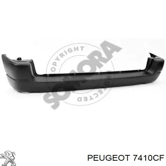 Купити 7410CF Peugeot/Citroen Задній бампер