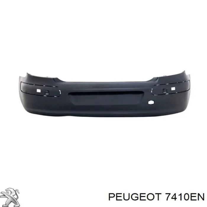 7410EN Peugeot/Citroen бампер задній