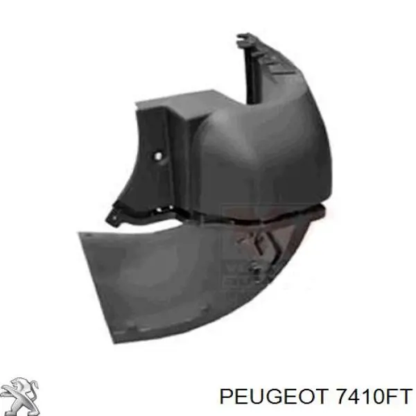 Бампер задній, права частина Peugeot/Citroen 7410FT ціна, від 24.12 USD