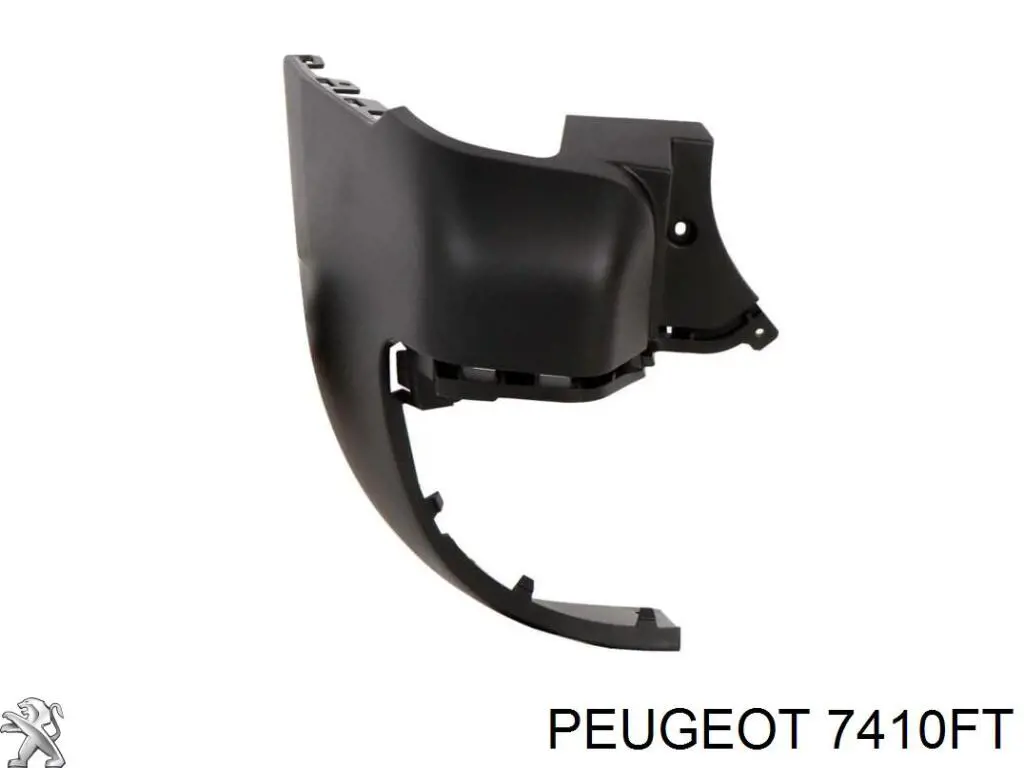 7410FT Peugeot/Citroen бампер задній, права частина