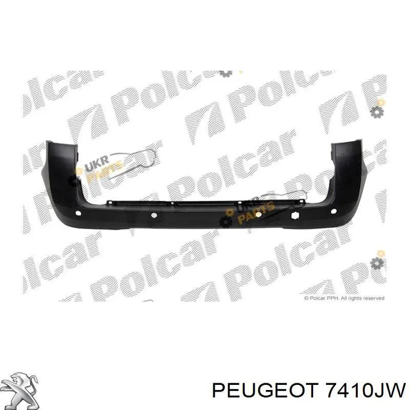 Кожух бампера заднього Peugeot/Citroen 7410JW ціна, від 156.83 USD