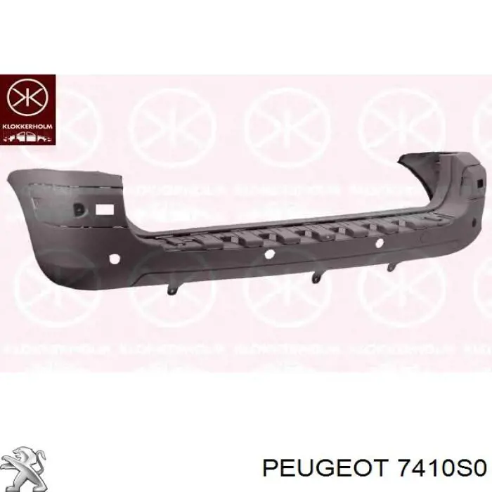 7410S0 Peugeot/Citroen бампер задній