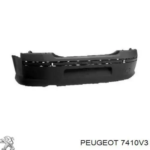 Купити 9644600680 Peugeot/Citroen Задній бампер