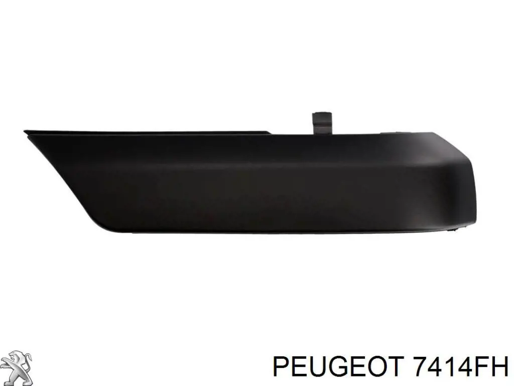 7414FH Peugeot/Citroen заглушка/ решітка протитуманних фар бампера переднього