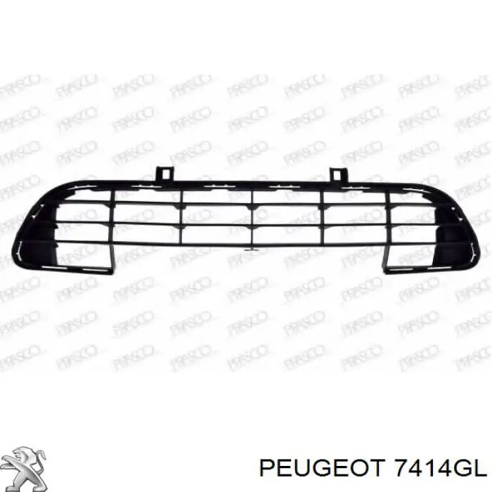 Купити 7414GL Peugeot/Citroen Решітка переднього бампера, верхня