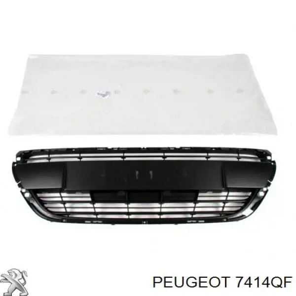 Решітка переднього бампера, права Peugeot 207 (WA, WC) (Пежо 207)