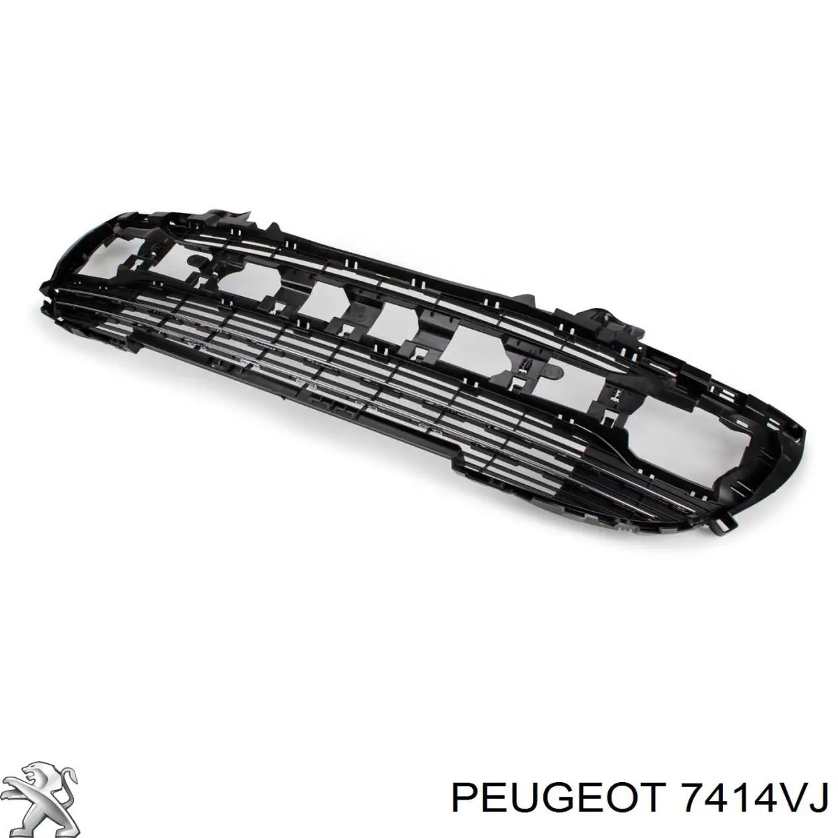 7414VJ Peugeot/Citroen решітка переднього бампера, центральна