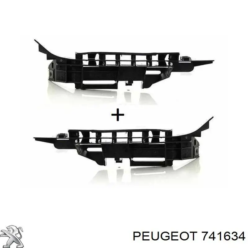 Кронштейн бампера переднього 741634 Peugeot/Citroen