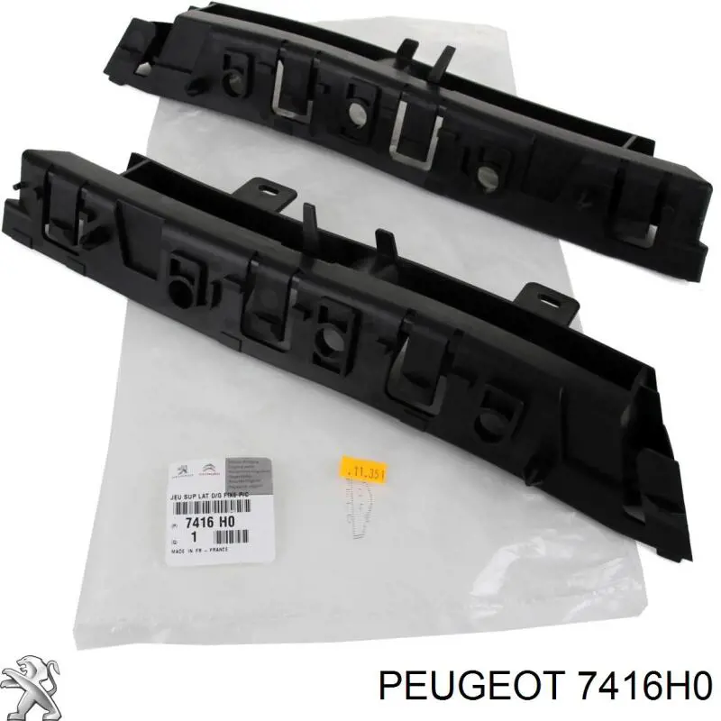 Направляюча переднього бампера Peugeot/Citroen 7416H0 ціна, від 12.17 USD